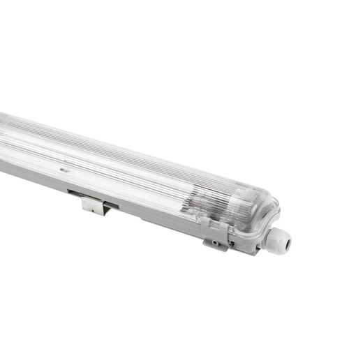 60cm Limea T8 LED-Armatur, durchverdrahtet - Für 1x 60cm LED-Röhre, IP65 wasserdicht