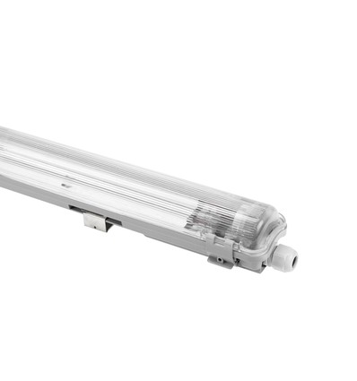 60cm Limea T8 LED-Armatur, durchverdrahtet - Für 1x 60cm LED-Röhre, IP65 wasserdicht