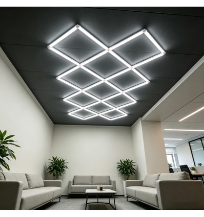 320W RA92 Hexagon LED 14 Felder Komplettset - Inkl. Stromanschluss