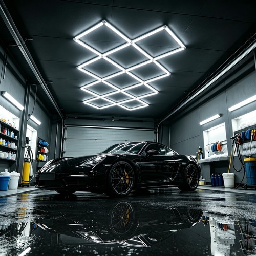 360W RA92 Hexagon LED 14 Felder Komplettset - Inkl. Netzanschluss