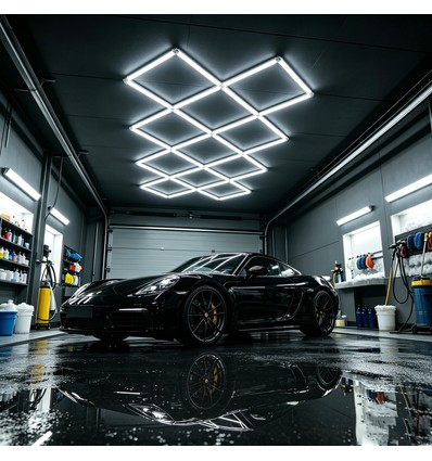 360W RA92 Hexagon LED 14 Felder Komplettset - Inkl. Netzanschluss