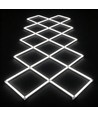 360W RA92 Hexagon LED 14 Felder Komplettset - Inkl. Netzanschluss