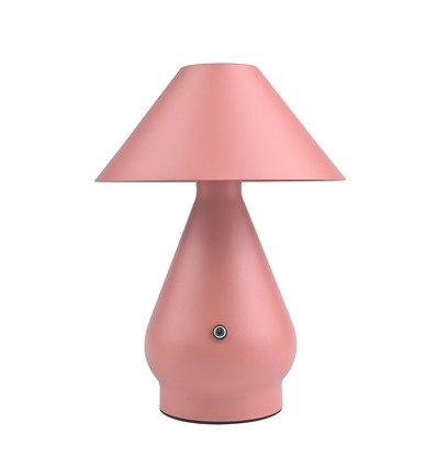 Wiederaufladbare LED Tischleuchte - Pink, Ø16cm, 21,5cm hoch, Touch dimmbar, 3-in-1, IP20