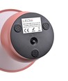Wiederaufladbare LED Tischleuchte - Pink, Ø16cm, 21,5cm hoch, Touch dimmbar, 3-in-1, IP20