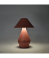 Wiederaufladbare LED Tischleuchte - Pink, Ø16cm, 21,5cm hoch, Touch dimmbar, 3-in-1, IP20