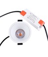 10W Ø8,5cm Einbaustrahler dimmbar RA99 - IP54, Lochausschnitt: Ø7,5 cm, Maße: Ø8,5 cm, weißer Rand