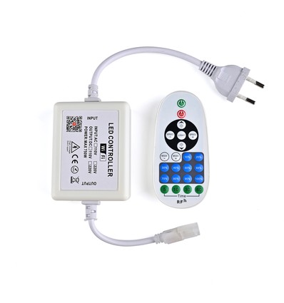 230V WiFi Smart Home Dimmer - Inkl. Endkappe, für 230V (Slim COB), Memory-Funktion, max. 50 m