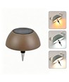 Wiederaufladbare LED Flaschenleuchte - Kaffeebraun, CCT, Touch-dimmbar, IP54