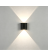 2W Wandleuchte - IP65, schwarz, Up/Down, Außenbereich, inkl. Leuchtmittel