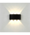 6W CUBIC PRO Wandleuchte - IP65, Schwarz, durchschleifbar, verstellbar, eckig, Up/Down, Außen, inkl. Leuchtmittel