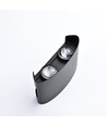 4W Wandleuchte - IP65, schwarz, Up/Down, Außen, inkl. Leuchtmittel