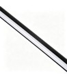 Schwarze Esstischlampe 126cm - 18W, inkl. Seilaufhängung
