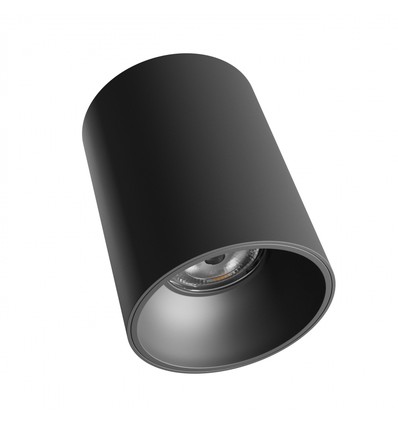 LED Deckenstrahler, Watt einstellbar - Aufbau, 14W-27W, IP44, RA90, UGR19, 5 Jahre Garantie, schwarz