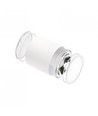 Deckenleuchte für AR111 GU10 - Weiß, IP65 Außen, Ø12cm, 11,5cm hoch, Aluminium, ohne Leuchtmittel