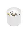 Deckenleuchte für AR111 GU10 - Weiß, IP65 Außen, Ø12cm, 11,5cm hoch, Aluminium, ohne Leuchtmittel