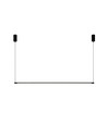 86cm dimmbare Esstischlampe - Schwarz, 11W LED, inkl. Seilaufhängung
