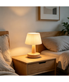 Wiederaufladbare LED-Tischleuchte - Stoff, Touch-dimmbar, CCT, IP20