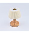 Wiederaufladbare LED-Tischleuchte - Stoff, Touch-dimmbar, CCT, IP20