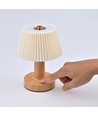 Wiederaufladbare LED-Tischleuchte - Stoff, Touch-dimmbar, CCT, IP20