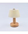 Wiederaufladbare LED-Tischleuchte - Stoff, Touch-dimmbar, CCT, IP20