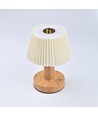 Wiederaufladbare LED-Tischleuchte - Stoff, Touch-dimmbar, CCT, IP20