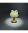 Wiederaufladbare LED-Tischleuchte - Stoff, Touch-dimmbar, CCT, IP20