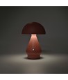 Wiederaufladbare LED-Tischleuchte - Pink, Ø15cm, 22cm hoch, Touch dimmbar, 3in1, IP20