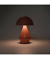 Wiederaufladbare LED-Tischleuchte - Pink, Ø15cm, 22cm hoch, Touch dimmbar, 3in1, IP20