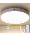 Wiederaufladbare LED Deckenleuchte mit Sensor - Mikrowellensensor, Ø20cm, 6W, CCT, Weiß
