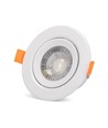 7W Ø10cm LED Einbaustrahler - Lochausschnitt: Ø8 cm, Maße: Ø10 cm, Integrierter Treiber