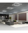 60x60 V-Tac 64W LED Panel Diamond-in-Square - 595x595mm, Lifud Treiber, flimmerfrei, 6500K