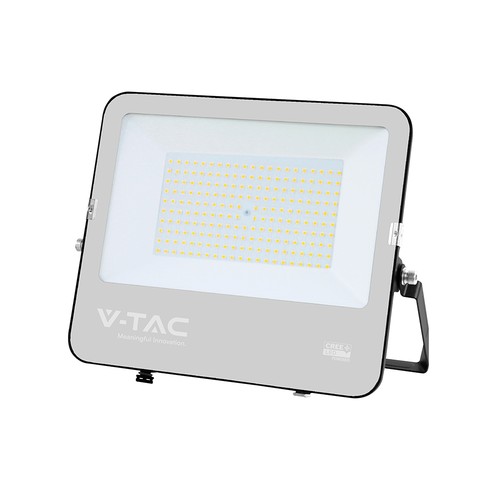 150W LED-Fluter, Slimline - 135lm/W, CREE Chip, IP65, schwarzes Gehäuse, 6 Jahre Garantie