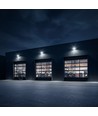 150W LED-Fluter, Slimline - 135lm/W, CREE Chip, IP65, schwarzes Gehäuse, 6 Jahre Garantie