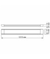 120cm 54W Komplett LED-Leuchte - 5000K, Weiß, Lichtleiste