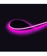 5m 9W/m Lila Slim COB Strip - 230V, IP67 wasserdicht, 296 LED, alle 10cm kürzbar