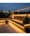5m 9W/m Gelber Slim COB Strip - 230V, IP67 wasserdicht, 296 LED, alle 10cm kürzbar