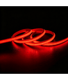 5m 9W/m Roter Slim COB Strip - 230V, IP67 wasserdicht, 296 LED, alle 10cm kürzbar