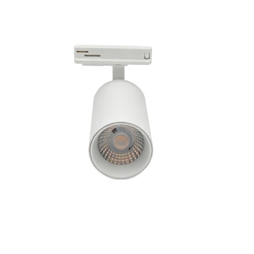 10W 1-Phasen RA95 Schienenstrahler - Weiß, 1F2W