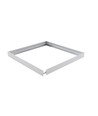 Aufbaurahmen für 60x60 LED-Panel - 62mm hoch, schraubenloses Schnellmontage-Set, weißer Rand