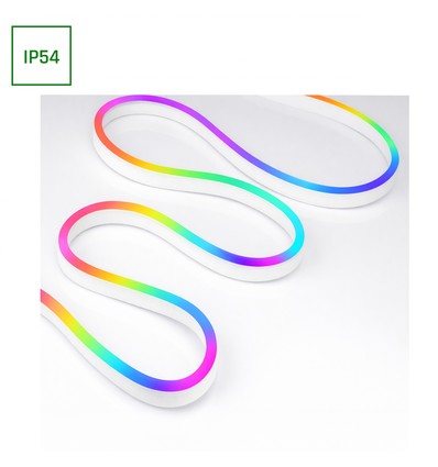 5m 1W/m RGB Digital Neon Flex Set - USB 5V, 30 LEDs/m, IP54, inkl. Fernbedienung