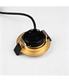 7W Ø8,3cm DimToWarm+CCT Einbaustrahler dimmbar RA96 - Loch: Ø6,8 cm, Maße: Ø8,3 cm, Gold