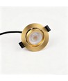7W Ø8,3cm DimToWarm+CCT Einbaustrahler dimmbar RA96 - Loch: Ø6,8 cm, Maße: Ø8,3 cm, Gold