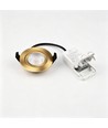 7W Ø8,3cm DimToWarm+CCT Einbaustrahler dimmbar RA96 - Loch: Ø6,8 cm, Maße: Ø8,3 cm, Gold