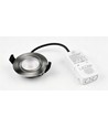 7W Ø8,3cm DimToWarm+CCT Einbaustrahler dimmbar RA96 - Loch: Ø6,8 cm, Gebürsteter Stahl