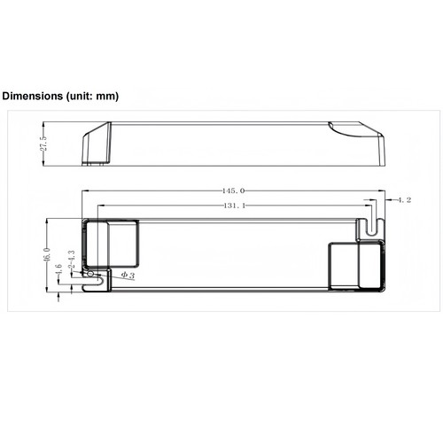 Lifud 30W / 550-700mA dimmbarer LED-Treiber - 25-40V, Triac Phasenabschnitt, flimmerfrei