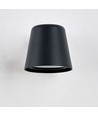 6er Set Avero GU10 Wandleuchte Schwarz - IP65, ohne Leuchtmittel