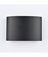 6er-Set 4W CURVE Wandleuchte - IP65, Schwarz, Up/Down, Außen, inkl. Leuchtmittel
