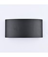 6er-Set 6W CURVE Wandleuchte - IP65, schwarz, Up/Down, Außen, inkl. Leuchtmittel