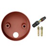 FYRON Bollard Gartenleuchte, Coffee - E27, 61 cm, IP54 Außenbereich, Pollerleuchte