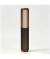 FYRON Bollard Gartenleuchte, Coffee - E27, 61 cm, IP54 Außenbereich, Pollerleuchte